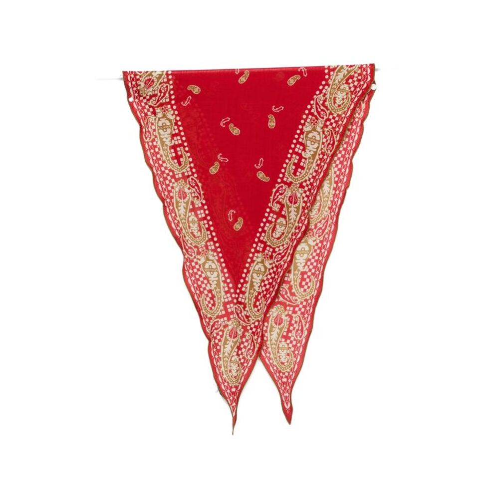 Mantero Red Scarves Women